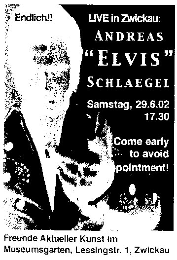 Elvis live in Zwickau Elvis live in Zwickau